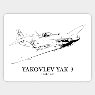Yakovlev Yak-3 WWII Soviet Fighter Sticker